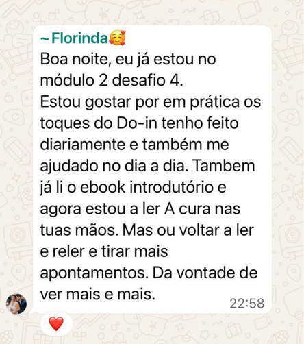 Depoimento real de aluna 3